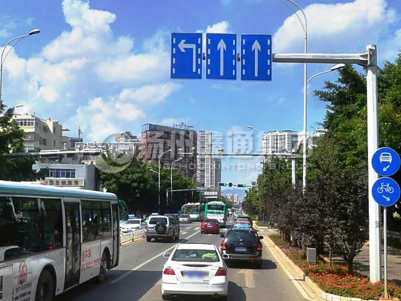 BZG-007，交通標志桿，分道標志桿