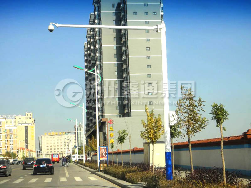DJG-016,電子警察桿，八棱球機(jī)桿